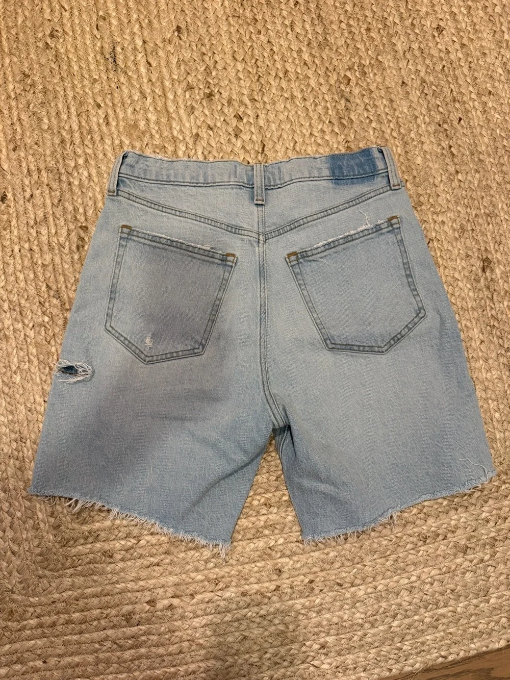 Abercrombie & Fitch Light Blue Denim Women's Shorts